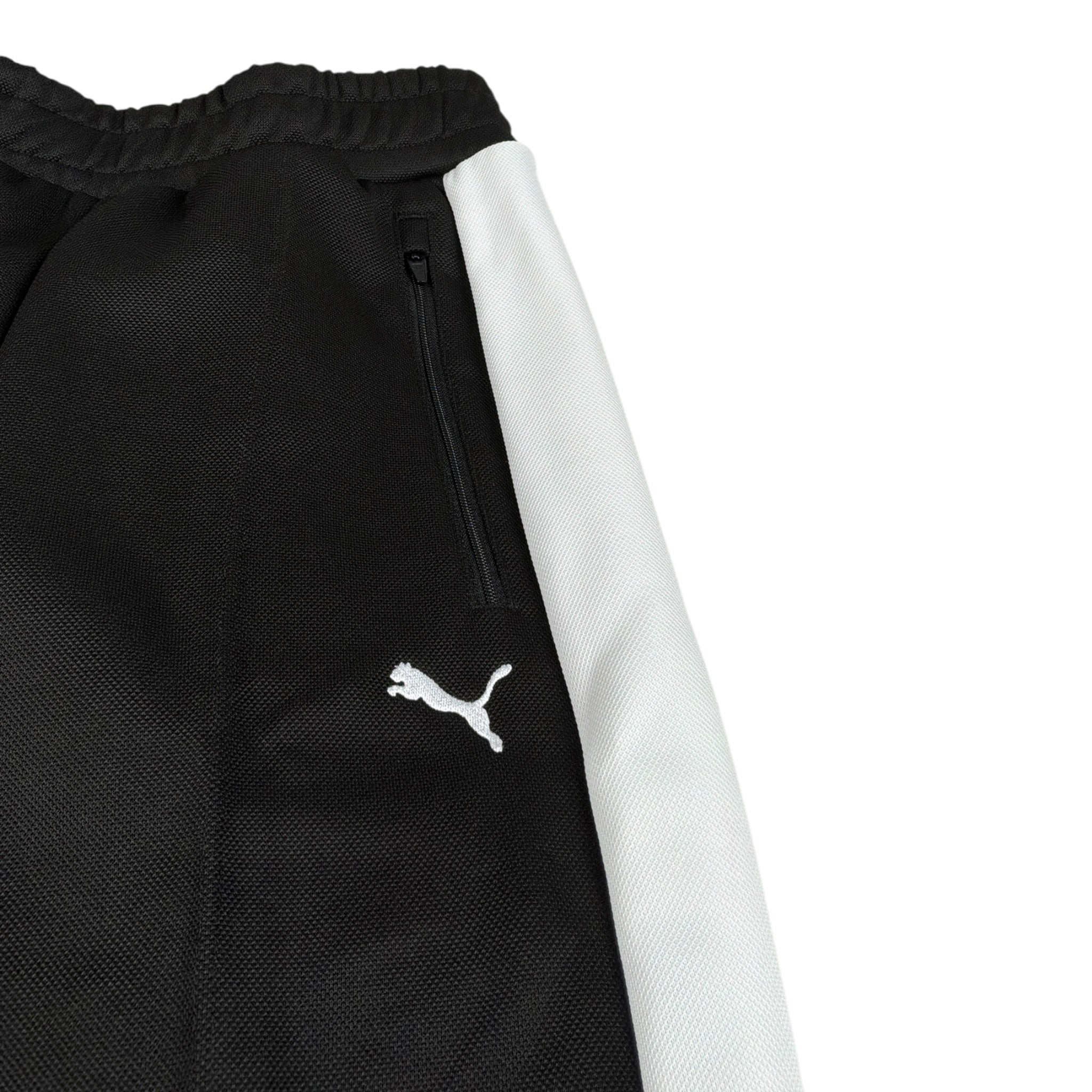 Puma Pantalone tinta unita con Logo Nero per Bambina 629797 NERO PUMA 