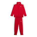 Puma Completo 2 Pezzi Felpa-Pantalone tinta unita Rosso per Bambina 633777 ROSSO PUMA 