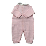 Marlu' Tutina Manica Lunga tinta unita con Fiocco Rosa per Neonata IB2110 ROSA MARLU' 