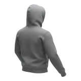 Pype Felpa tinta unita con Cappuccio E Stampa Grigio per Bambina ADBOVER GRIGIO PYPE 