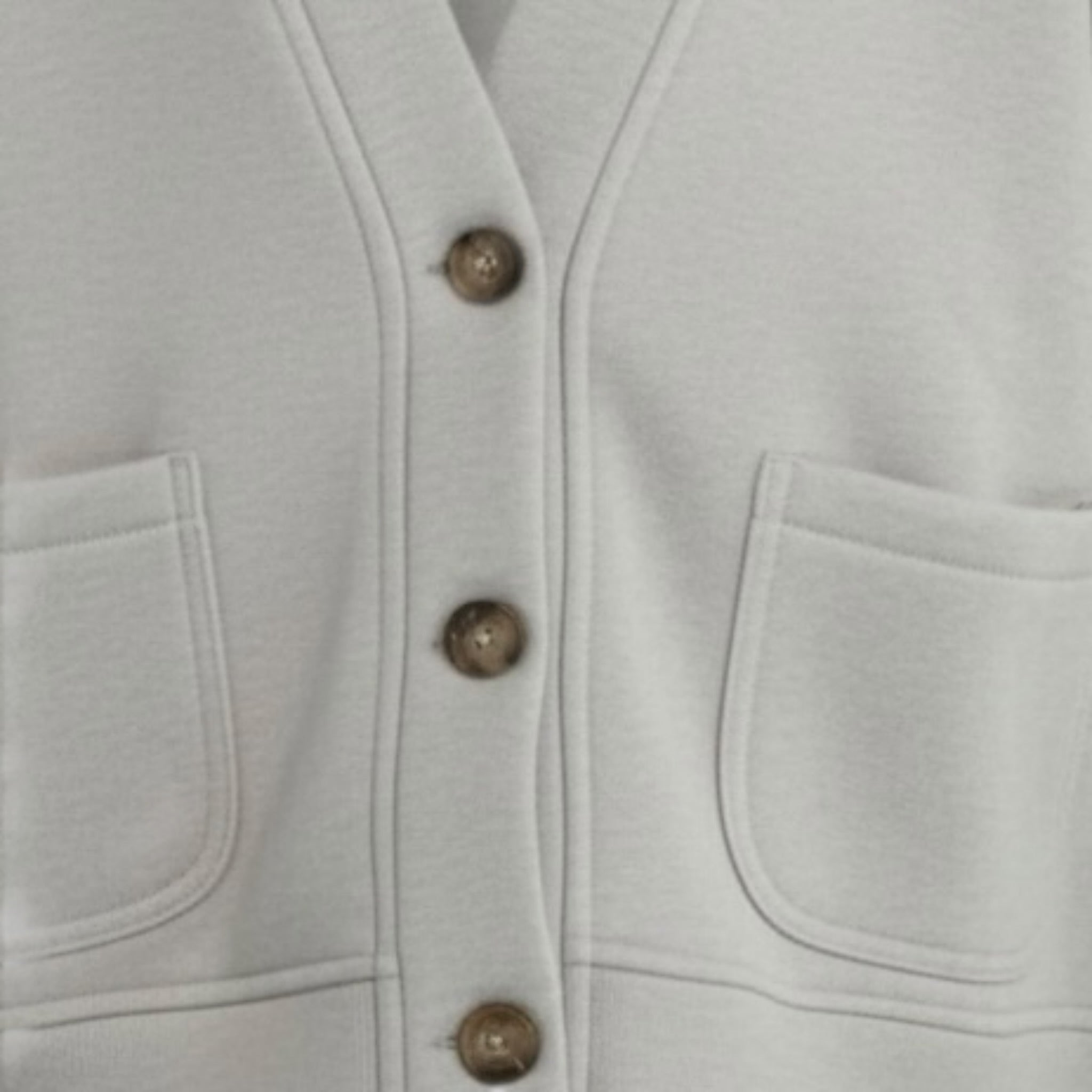 Pype Cardigan tinta unita con Bottoni Grigio per Bambino SANFRANCISCO GRIGIO PYPE 