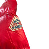 Pyrenex Giubbino tinta unita con Zip E Cappuccio Rosso per Bambino HKW002P ROSSO PYRENEX 