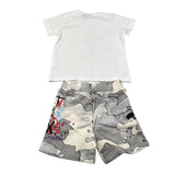Pyrex Completo 2Pz T-Shirt-Bermuda Bianco per Neonato 0033849 BIANCO PYREX 