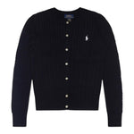 Ralph Lauren Cardigan tinta unita con Logo Blu per Bambino 312543047011J BLU RALPH LAUREN 