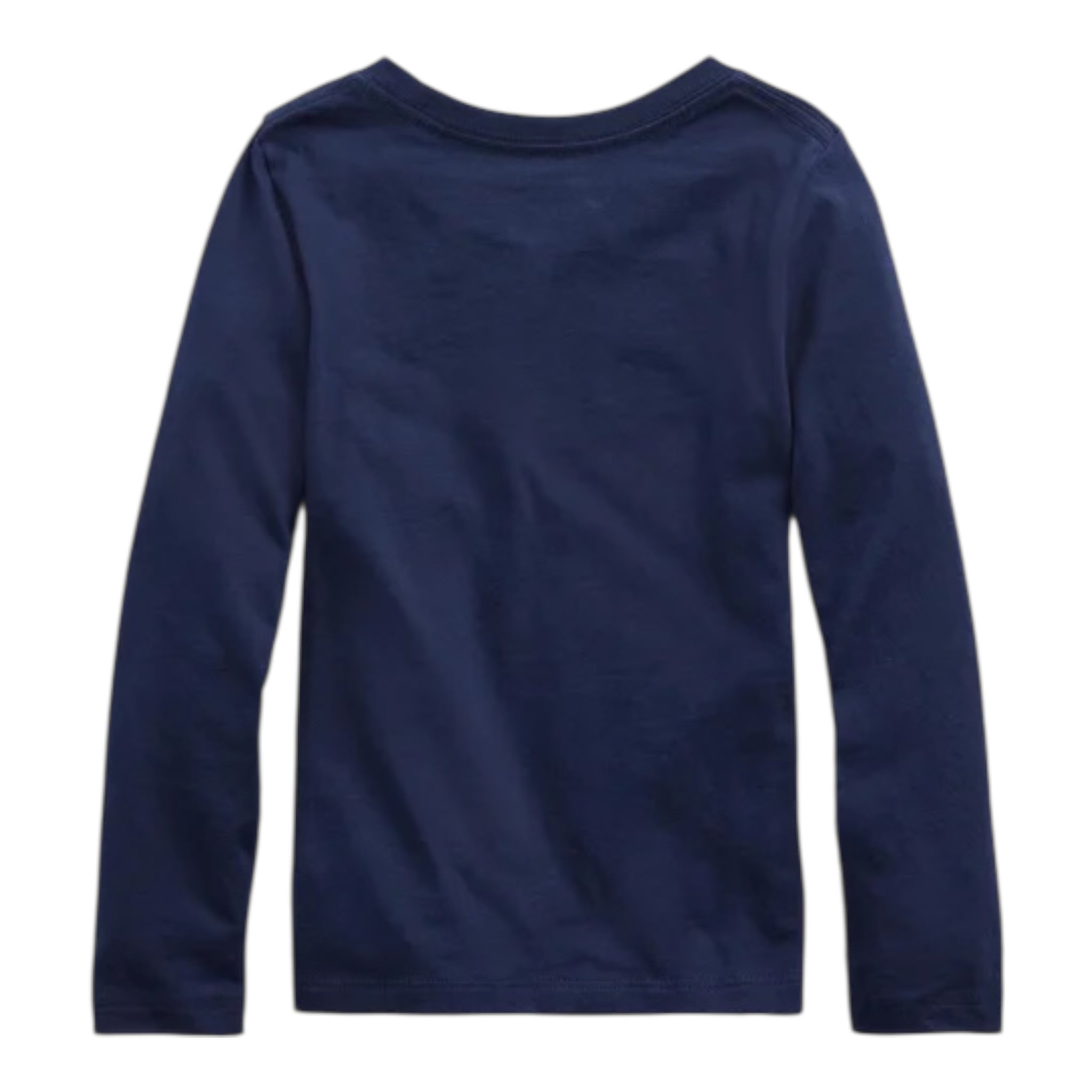 Ralph Lauren Shirt tinta unita con Logo Blu per Bambino 312841122029 BLU RALPH LAUREN 