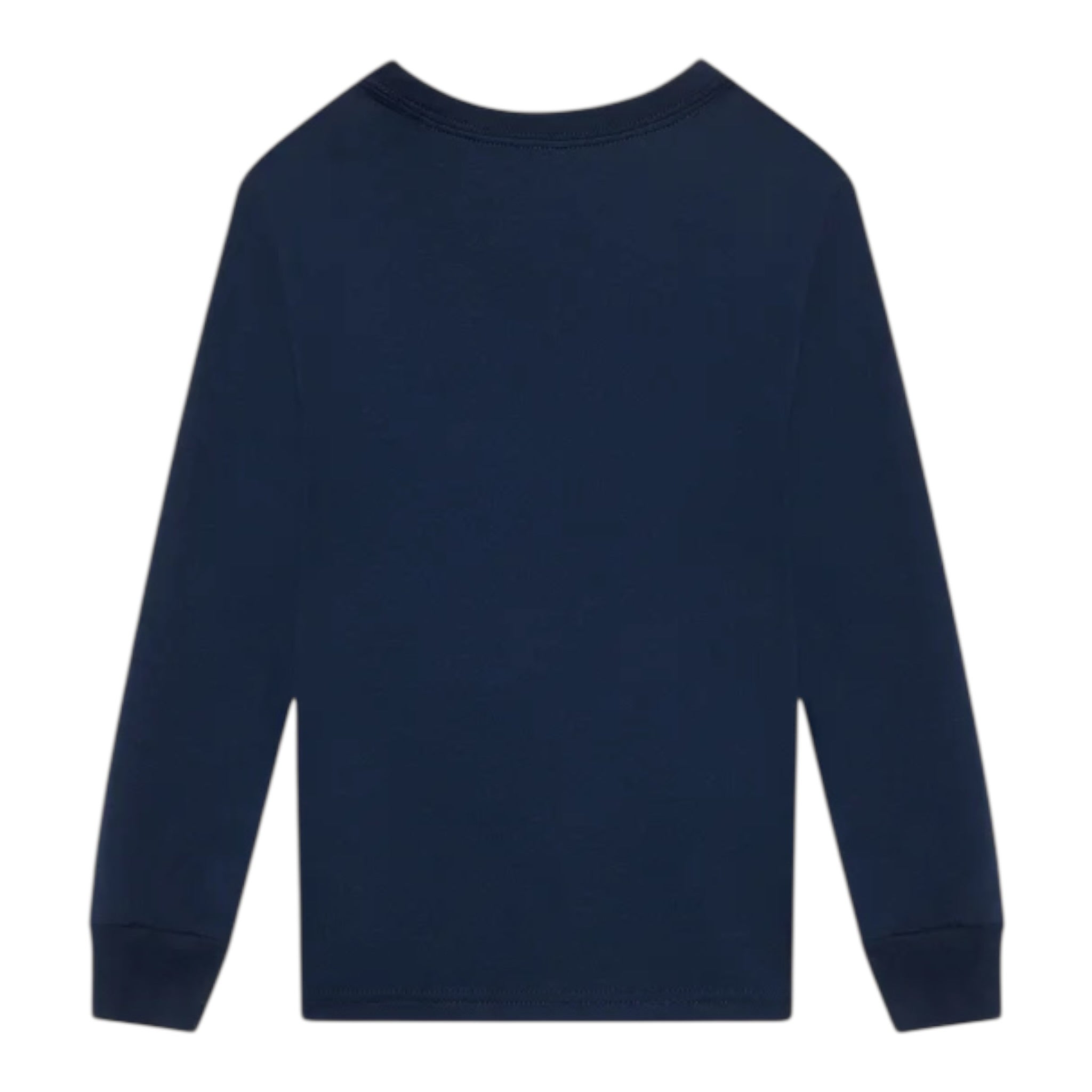Ralph Lauren Shirt tinta unita con Logo Blu per Bambino 322843804002 BLU RALPH LAUREN 