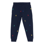 Ralph Lauren Pantalone Modello Tuta tinta unita con Stampa Blu per Bambino 322846210005 BLU RALPH LAUREN 