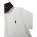 Ralph Lauren Polo Mezza Manica tinta unita con Colletto Bianco per Neonato 322981300001 BIANCO RALPH LAUREN 