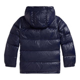 Ralph Lauren Giubbino tinta unita con Zip E Cappuccio Blu per Bambino 323978458001 BLU RALPH LAUREN 