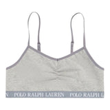 Ralph Lauren Set 2Pz Top Bicolore Bianco/Grigio per Bambina 4P5017 BIANCO/GRIGIO RALPH LAUREN 
