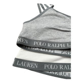 Ralph Lauren Set 2Pz Top Bicolore Bianco/Grigio per Bambina 4P5017X BIANCO/GRIGIO RALPH LAUREN 
