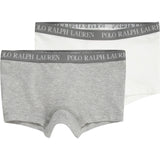Ralph Lauren 2 Pezzi Culotte Bianco/Grigio per Bambino 4P5018O BIANCO/GRIGIO RALPH LAUREN 