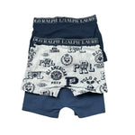 Ralph Lauren Set 3 Pezzi Boxer Multicolor per Bambino 95016 MULTICOLOR RALPH LAUREN 