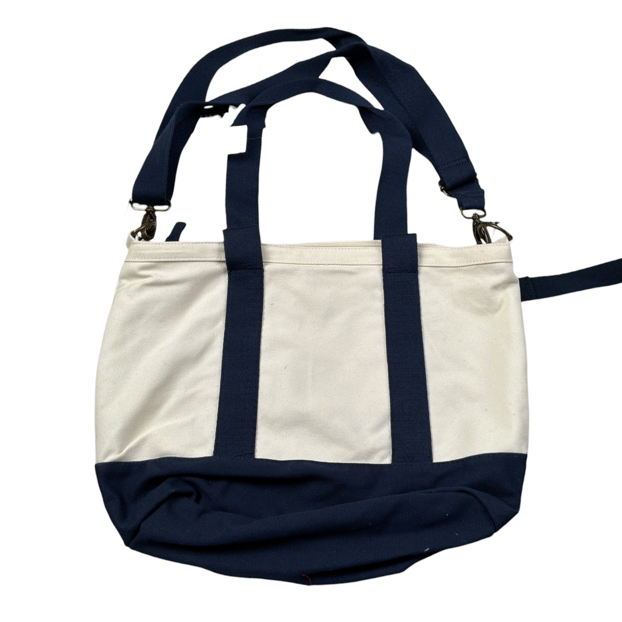 Ralph Lauren Borsa tinta unita con Logo Panna/Blu per Bambina 9AR023 PANNA/BLU RALPH LAUREN 