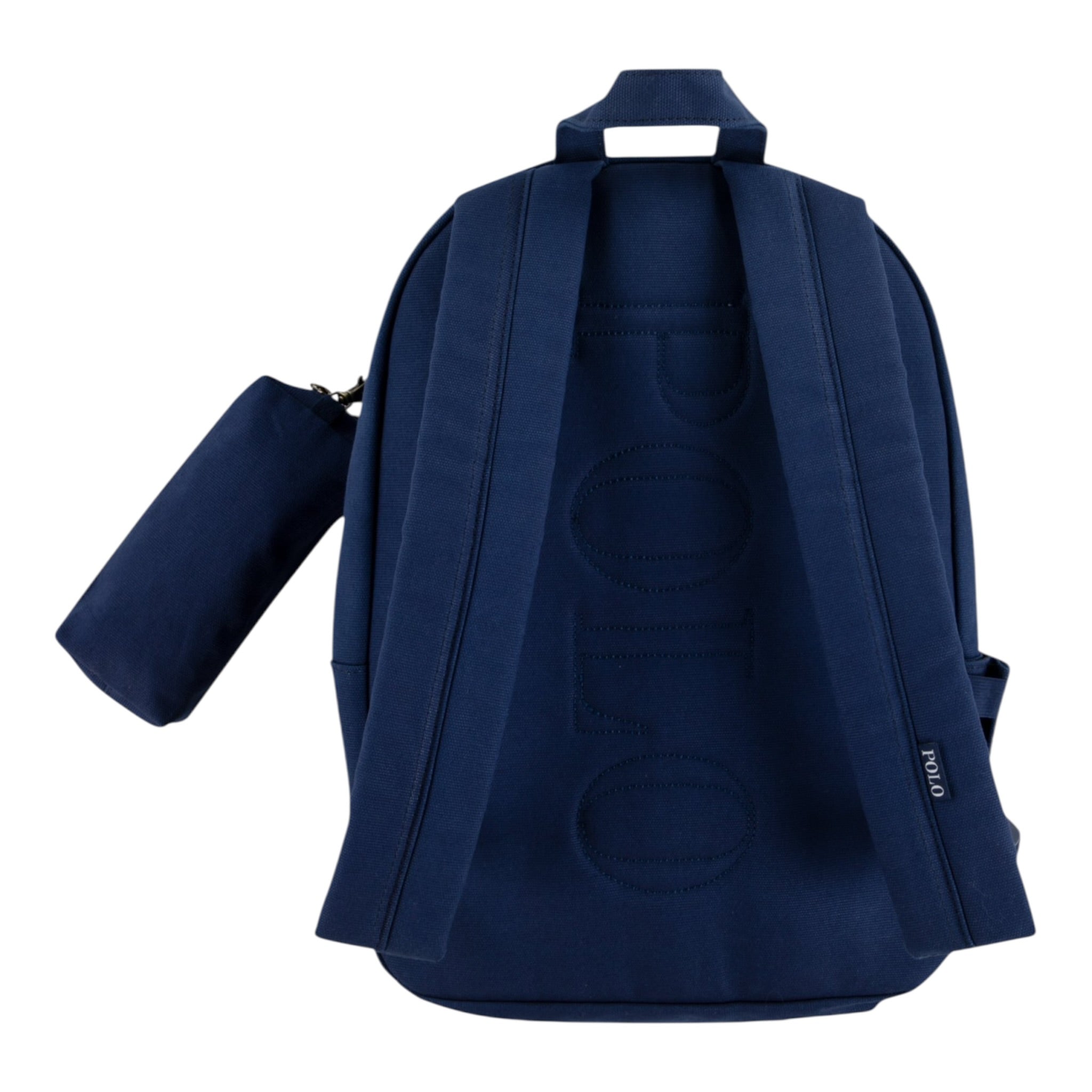 Ralph Lauren Zaino tinta unita con Logo Blu per Bambino 9AR071 BLU RALPH LAUREN 