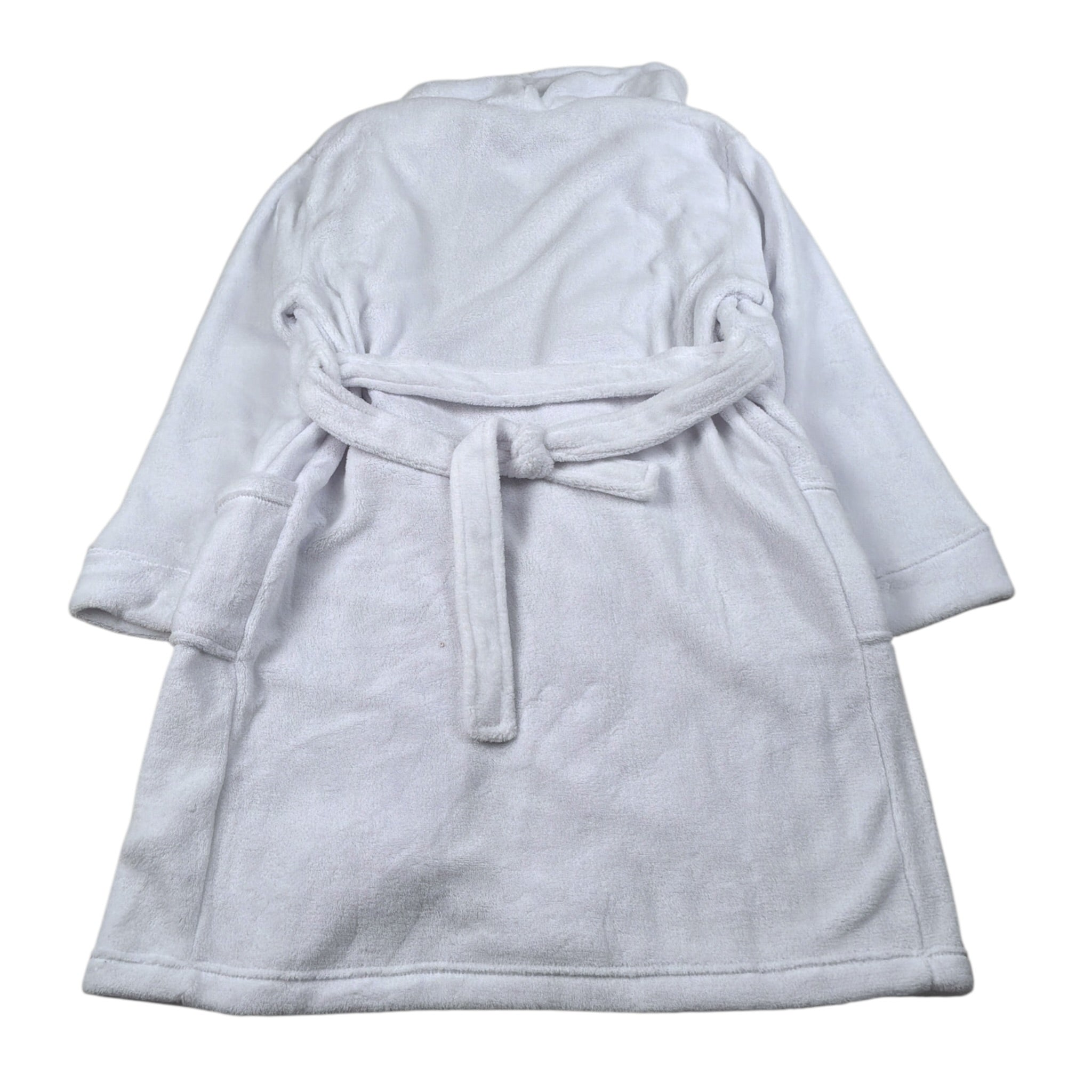 Ralph Lauren Accappatoio tinta unita con Cappuccio Bianco per Bambino 9P0042 BIANCO RALPH LAUREN 