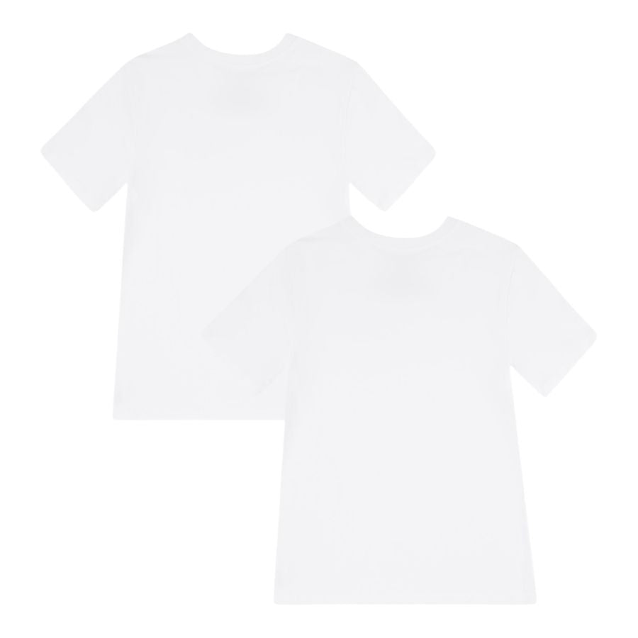 Ralph Lauren Set 2 Pezzi T-Shirt tinta unita Bianco per Bambino 9P5006 BIANCO RALPH LAUREN 