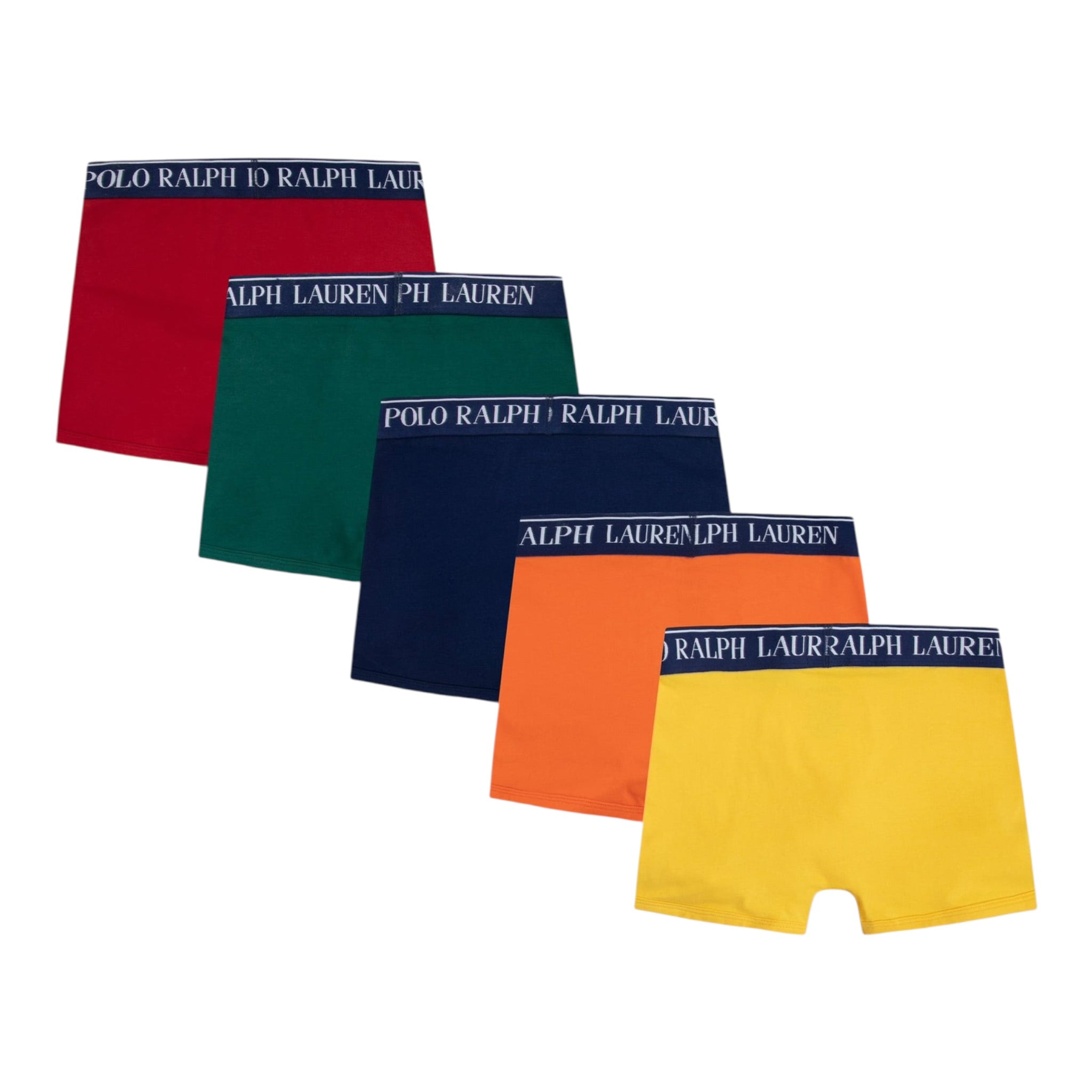 Ralph Lauren Set 5 Pezzi Boxer tinta unita Multicolor per Bambino 9P5014 MULTICOLOR RALPH LAUREN 