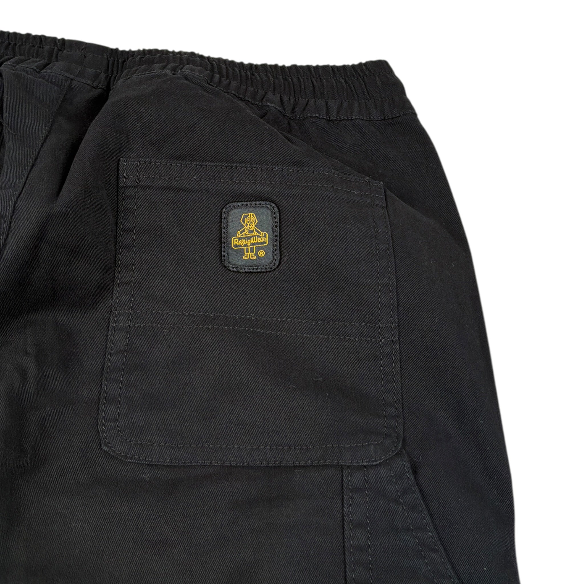 Refrigiwear Pantalone Tinta Nita con Elastico In Vita Nero per Bambino R1017W25 NERO REFRIGIWEAR 