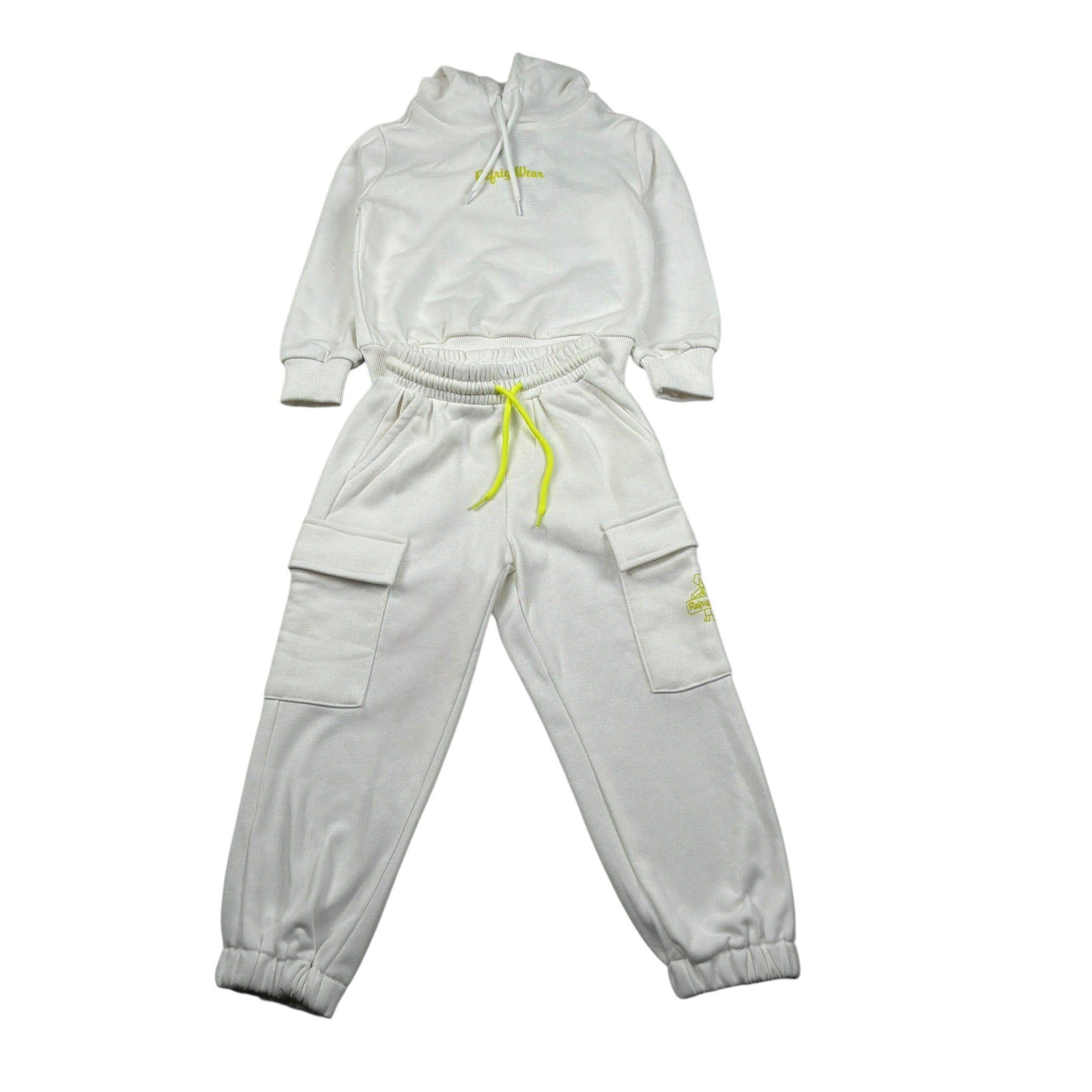 Refrigiwear Completo 2 Pezzi Felpa-Pantalone tinta unita Bianco per Neonato R1053W25X BIANCO REFRIGIWEAR 