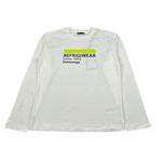 Refrigiwear Shirt Girocollo tinta unita con Stampa Bianco per Bambino R1081W25X BIANCO REFRIGIWEAR 