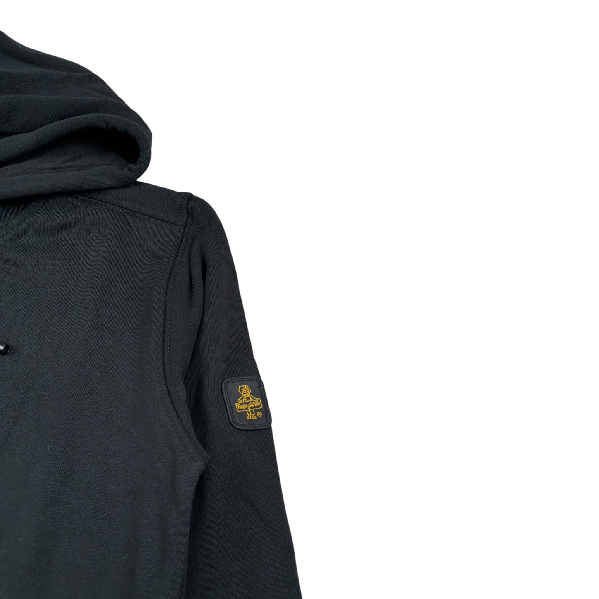 Refrigiwear Felpa Chiusa con Cappuccio tinta unita Nero per Bambino R1092W25 NERO REFRIGIWEAR 