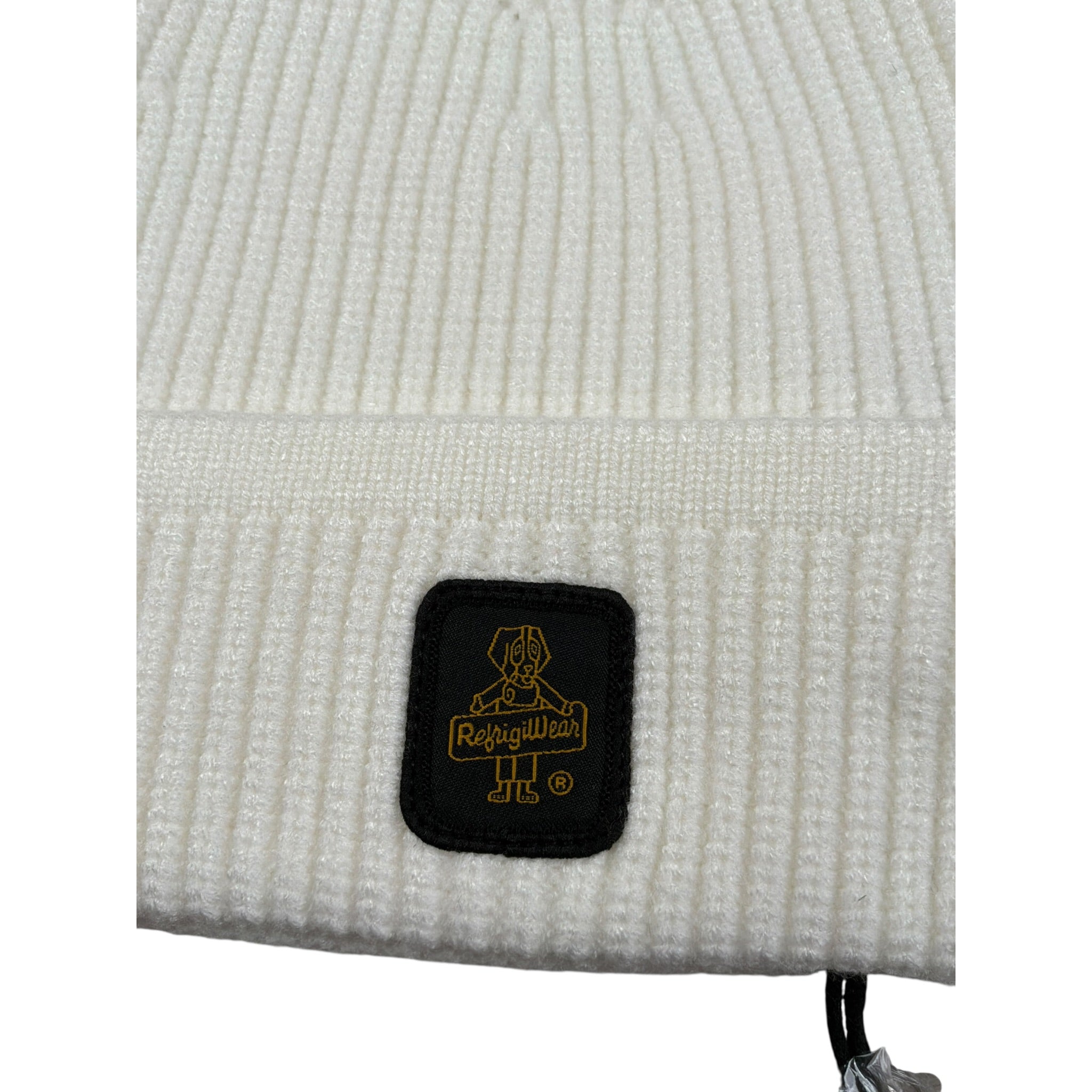 Refrigiwear Cappello tinta unita con Logo Bianco per Bambino R1094W25X BIANCO REFRIGIWEAR 