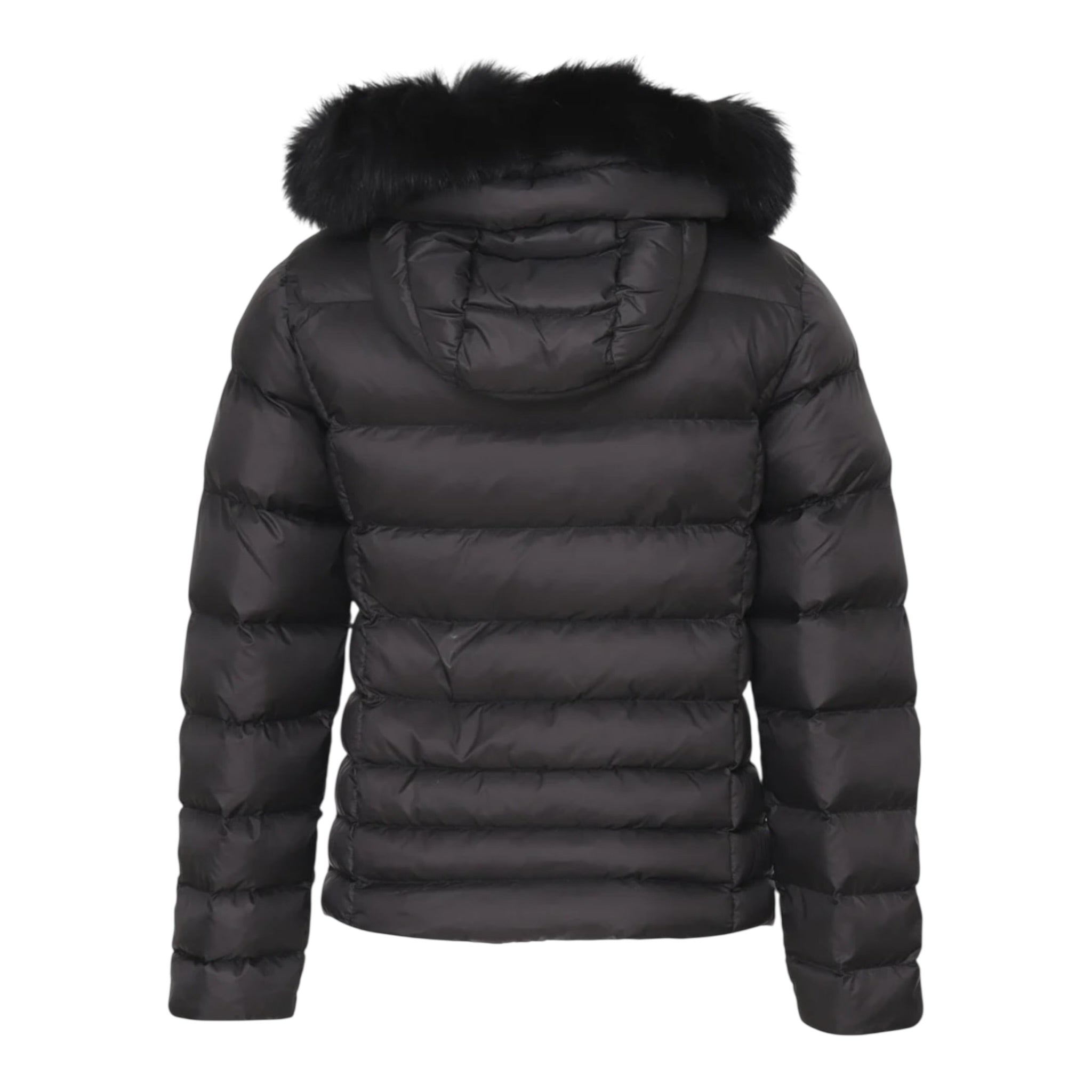 Refrigiwear Giubbino tinta unita con Cappuccio E Zip Nero per Bambina RG1419W25 NERO REFRIGIWEAR 