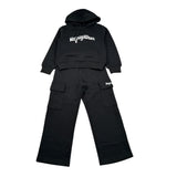 Refrigiwear Completo 2 Pezzi Felpa-Pantalone tinta unita Nero per Bambina RG1481W25 NERO REFRIGIWEAR 