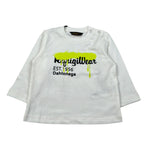Refrigiwear Shirt Girocollo tinta unita con Stampa Bianco per Neonato RN1241W25 BIANO REFRIGIWEAR 