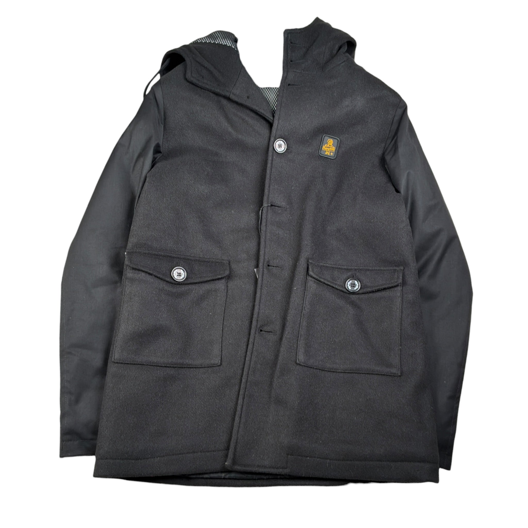 Refrigiwear Giubbino tinta unita con Zip E Cappuccio Nero per Bambino RW110 NERO REFRIGIWEAR 