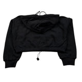 Refrigiwear Felpa Chiusa con Cappuccio tinta unita Nero per Bambina RWG911 NERO REFRIGIWEAR 