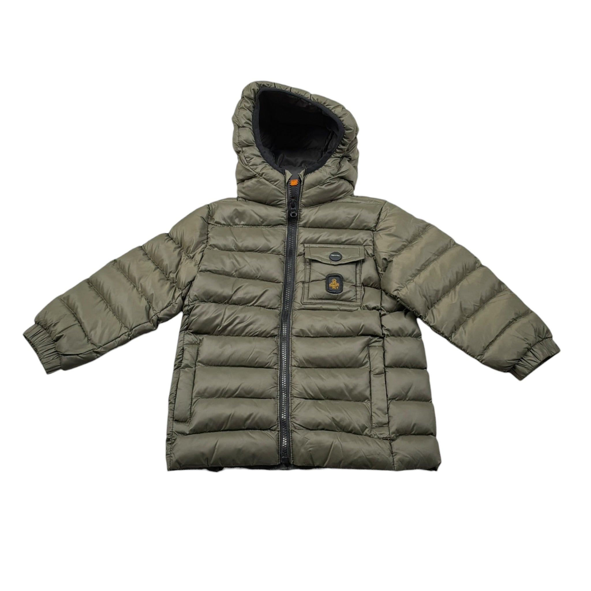 Refrigiwear Giubbino tinta unita con Cappuccio Verde per Neonato RWN824 VERDE REFRIGIWEAR 