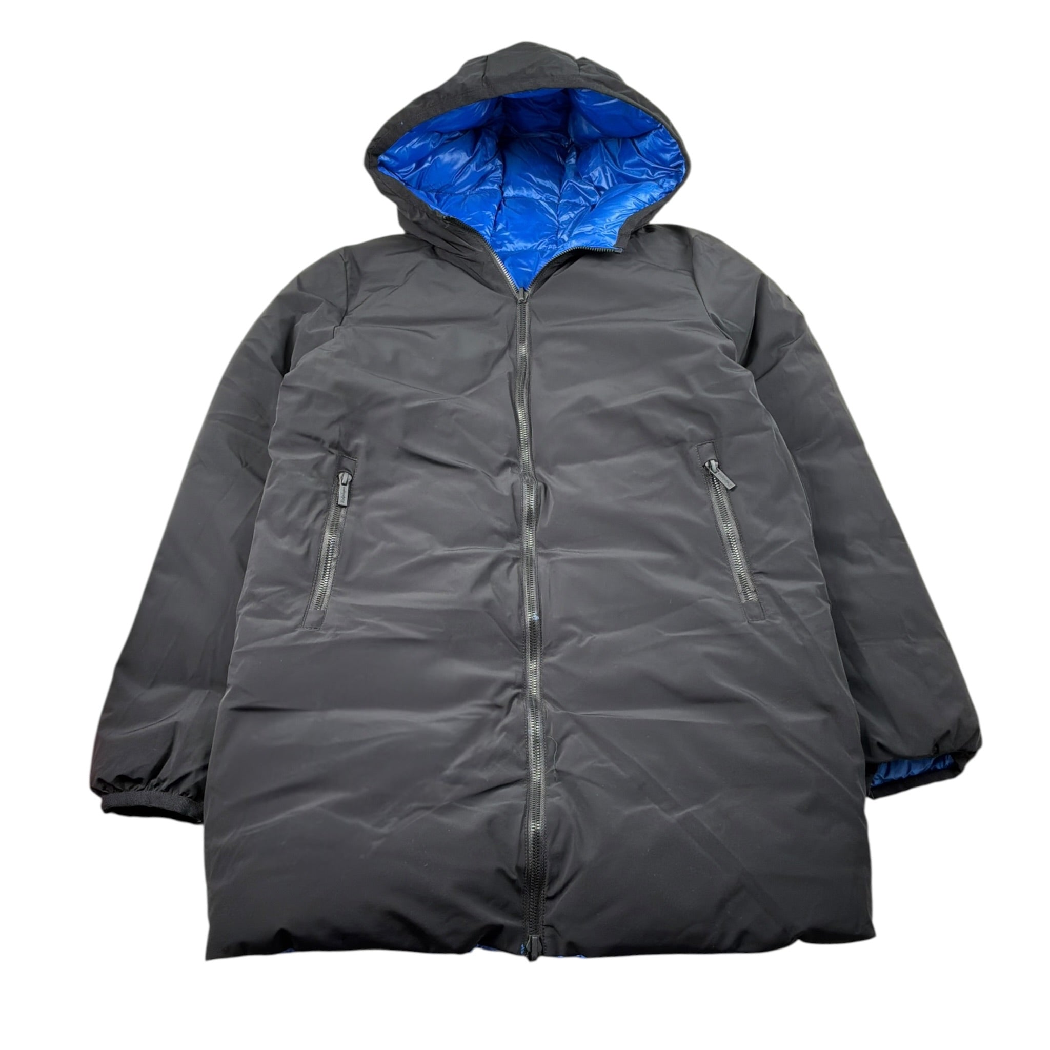 Refrigue Giubbino Reversibile Bicolore con Cappuccio Nero/Blu per Bambino 2831O00002 NERO/BLU REFRIGUE 