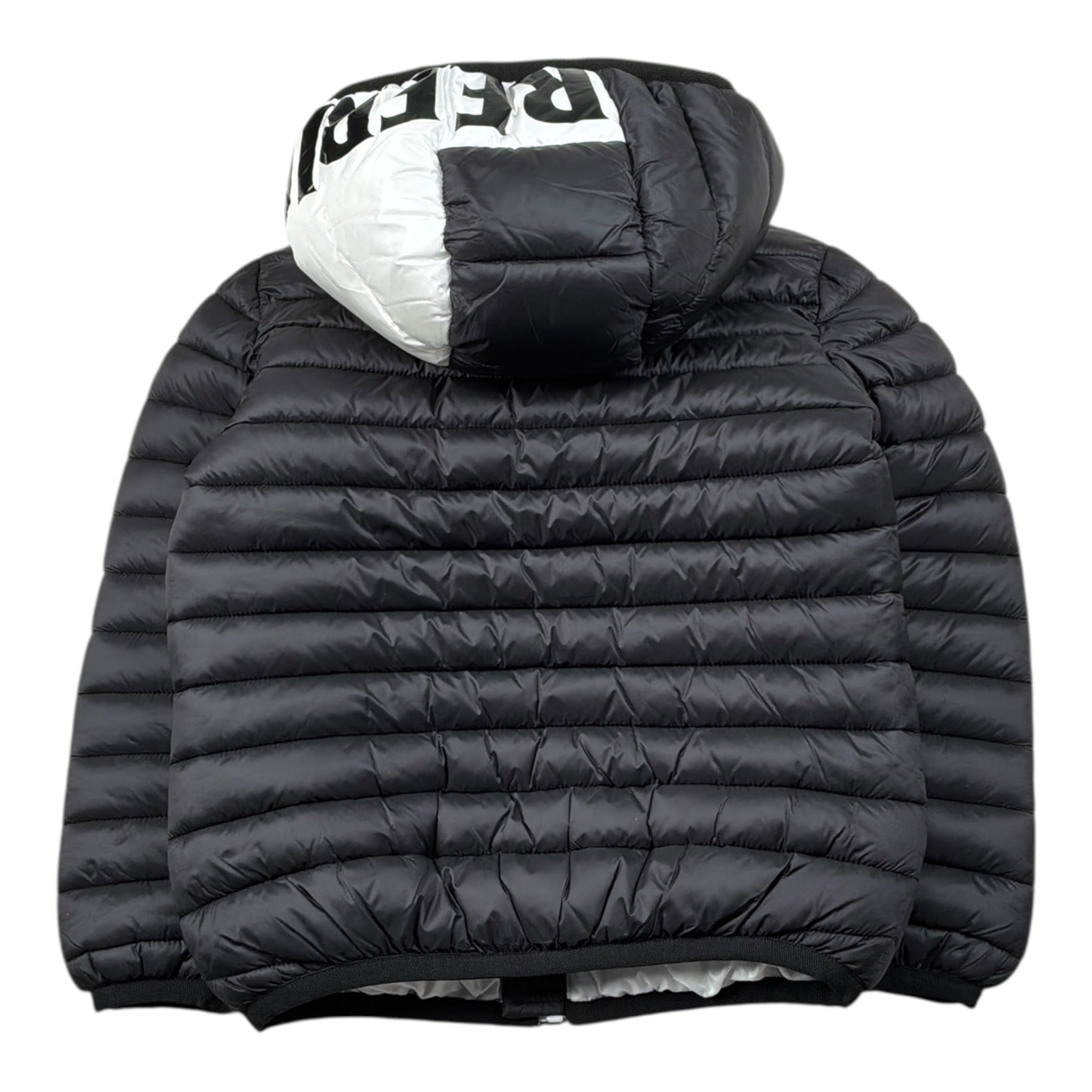 Refrigue Giubbino tinta unita con Cappuccio E Zip Nero per Bambino 2831O000030 NERO REFRIGUE 