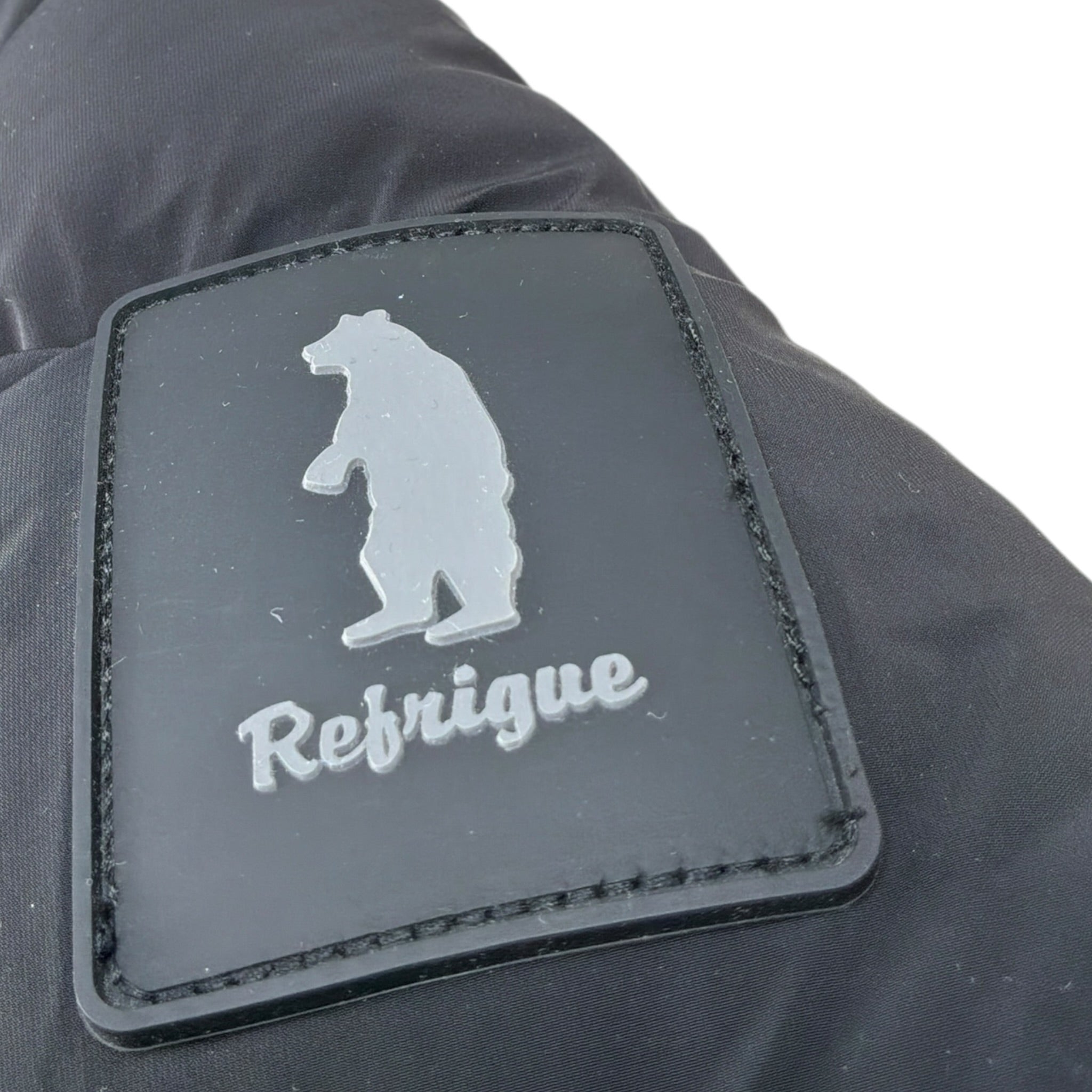 Refrigue Giubbino tinta unita con Cappuccio E Zip Nero per Bambino 2831O00029 NERO REFRIGUE 