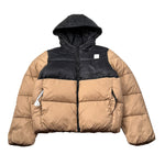 Refrigue Giubbino Bicolore con Cappuccio Nero/Beige per Bambino 2841O00038 NERO/BEIGE REFRIGUE 