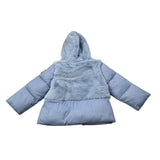 Refrigue Giubbino tinta unita con Pelliccia E Cappuccio Azzurro per Neonata 2881O00013X AZZURRO REFRIGUE 