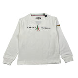 Replay Shirt Girocollo tinta unita con Stampa Bianco per Bambino 252TS0042AJ BIANCO REPLAY 