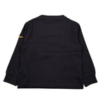 Replay Shirt Girocollo tinta unita con Stampa Nero per Neonato 252TS0042A NERO REPLAY 