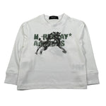 Replay Shirt Girocollo tinta unita con Stampa Bianco per Bambino SB7125 BIANCO REPLAY 