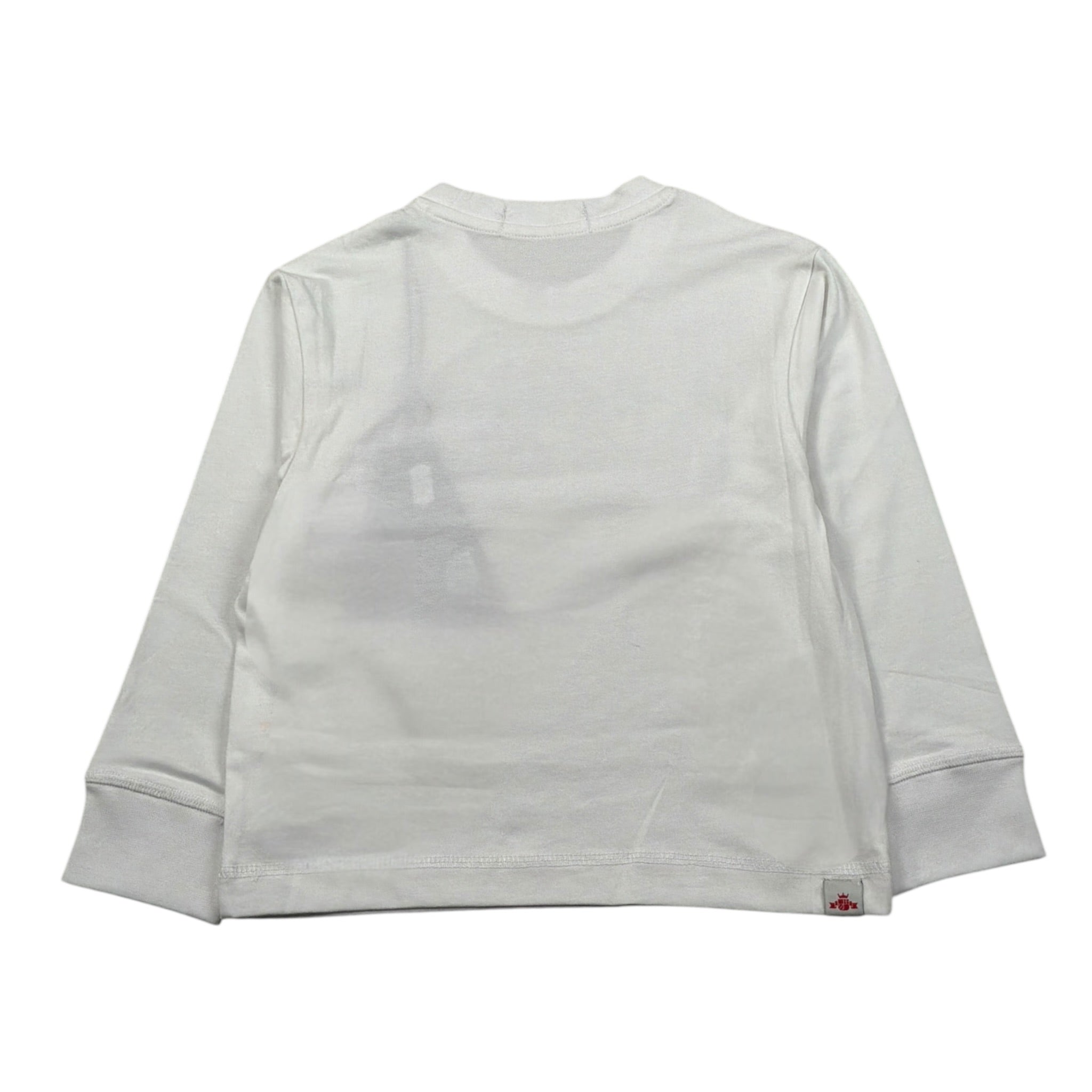 Replay Shirt Girocollo tinta unita con Stampa Bianco per Bambino SB7125 BIANCO REPLAY 