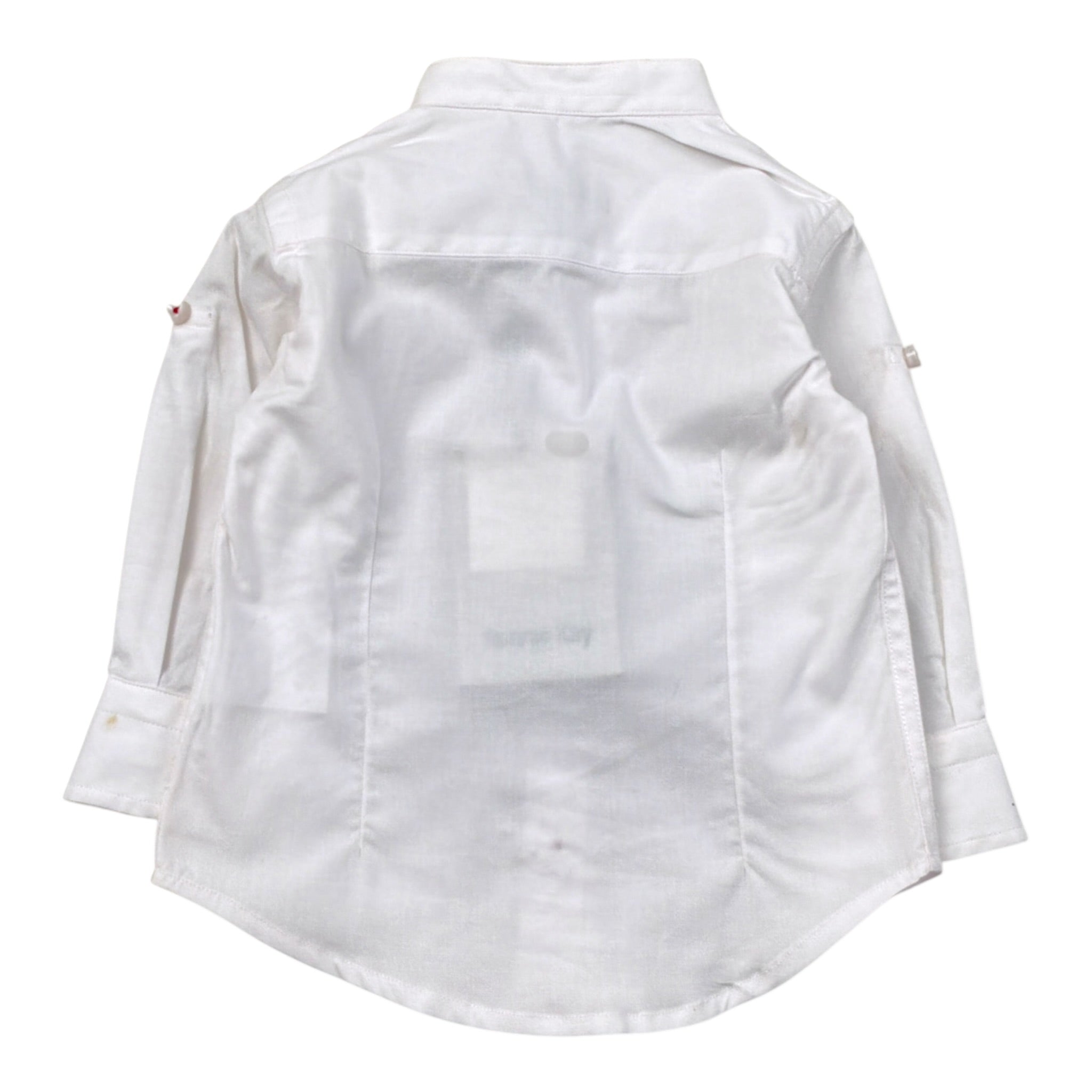 Ronnie Kay Camicie tinta unita con Colletto Coreano Bianco per Neonato RK1641 BIANCO RONNIE KAY 