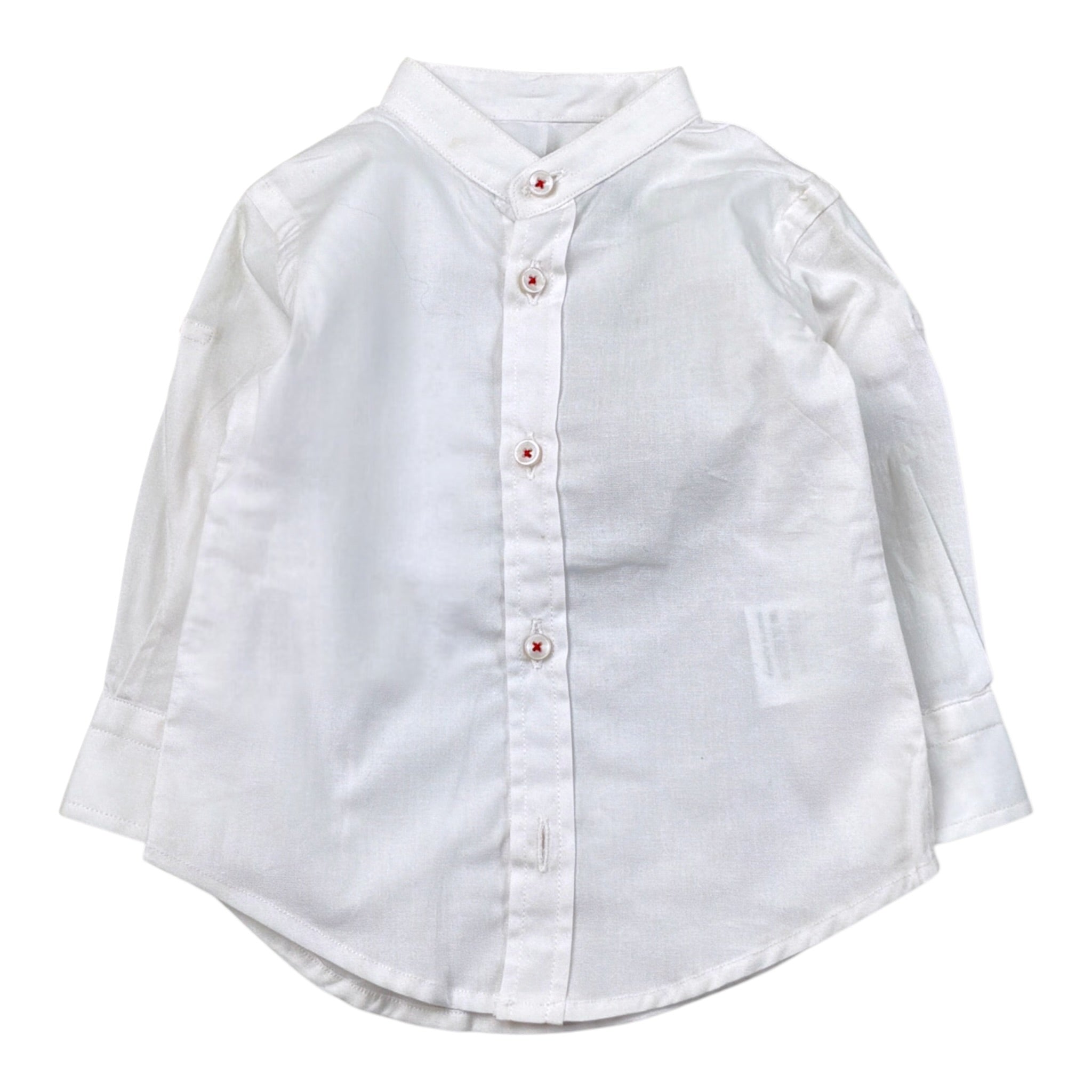 Ronnie Kay Camicie tinta unita con Colletto Coreano Bianco per Neonato RK1641 BIANCO RONNIE KAY 