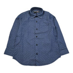 Ronnie Kay Camicia tinta unita con Fantasia Blu per Bambino RK1961 BLU RONNIE KAY 