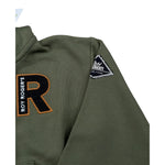 Roy Roger'S Felpa con Zip E Cappuccio tinta unita Verde per Bambino RB137 VERDE ROY ROGER'S 
