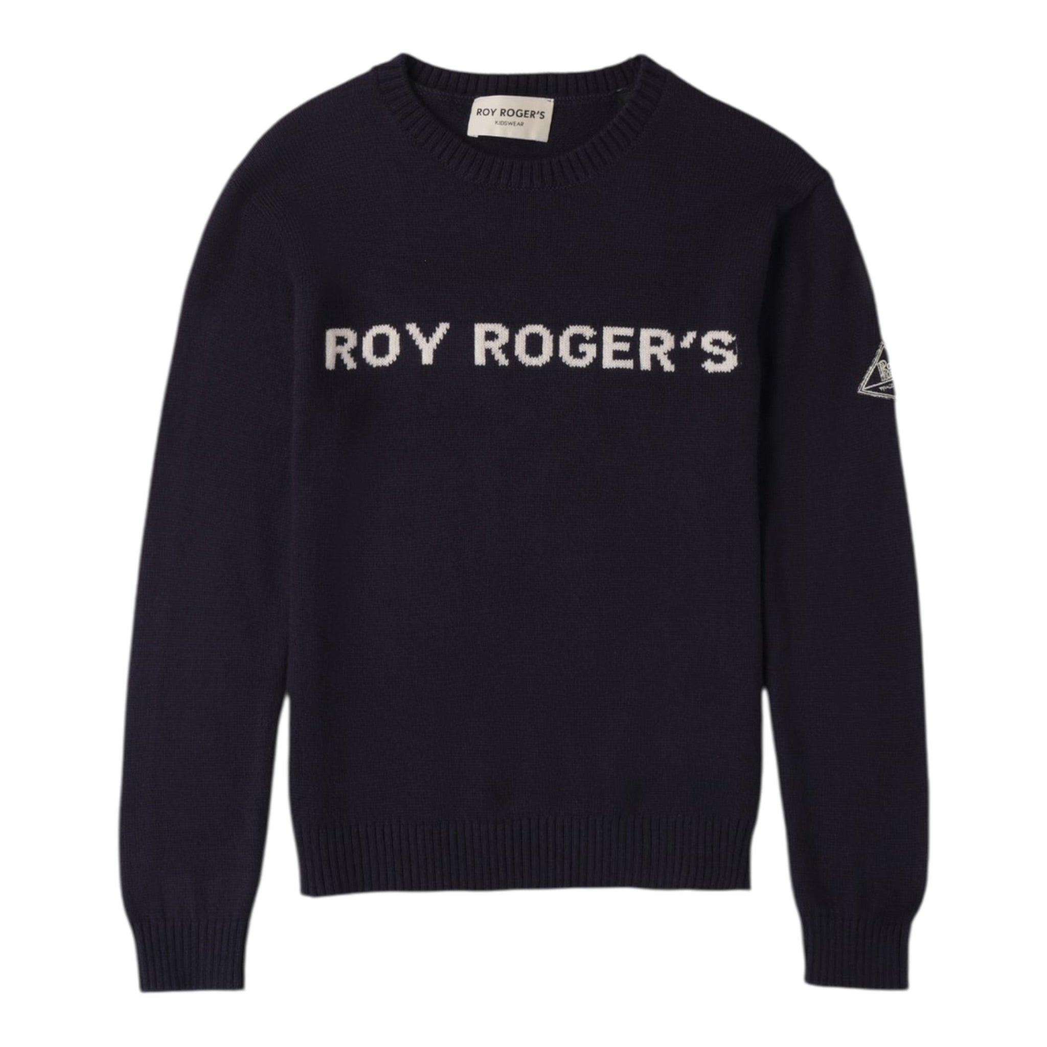 Roy Roger'S Maglia tinta unita Girocollo Blu per Bambino RF107 BLU ROY ROGER'S 