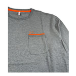 Sun68 Shirt Girocollo tinta unita Grigio per Bambino T41317 GRIGIO SUN68 