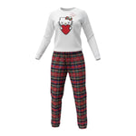 Saint Barth Completo 2Pz Pigiama Shirt-Pantalone Bianco per Bambina 01027G BIANCO SAINT BARTH 