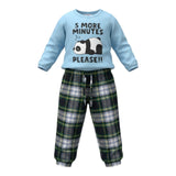 Saint Barth Completo 2Pz Pigiama Shirt-Pantalone Azzurro per Bambino 01185GJ AZZURRO SAINT BARTH 